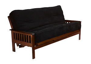 The Trinity Futon Sofa Sleeper - Black Walnut