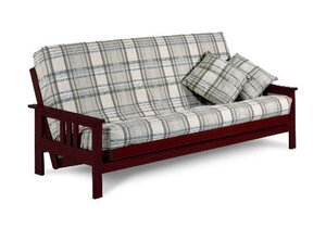 The Monterey Futon Sofa Sleeper - Dark Chocolate