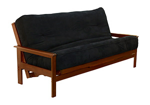 The Albany Futon Sofa Sleeper- Black Walnut