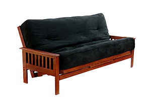 The Trinity Futon Sofa Sleeper - Cherry