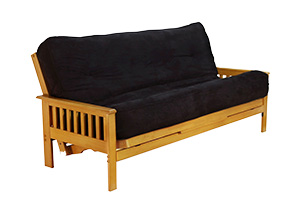 The Trinity Futon Sofa Sleeper - Honey Oak